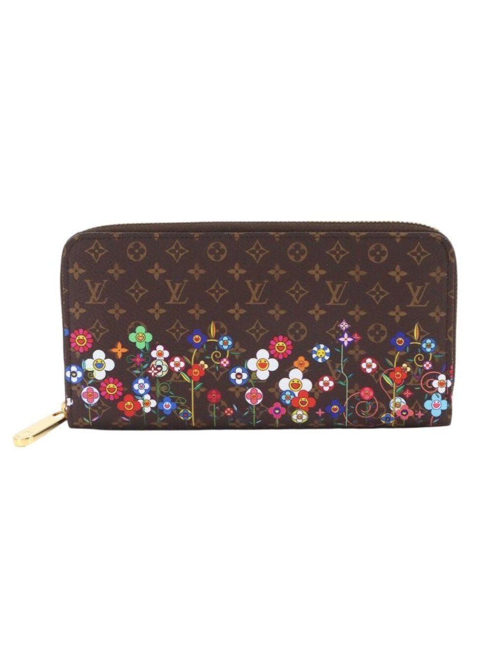 Louis Vuitton LV Takashi Murakami Zippy Wallet Zip Around Monogram